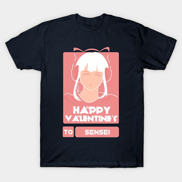 Girls in Happy Valentines Day to Sensei T-Shirt by AchioSHan